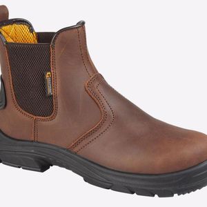 Grafters Brown Lancaster Safety Boots (Extra Wide Fit) for men