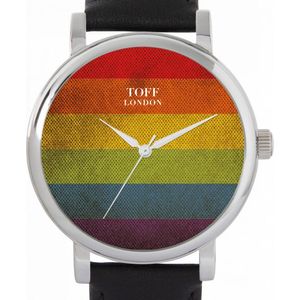 Toff London Black Tlws-770 38Mm Pride Vintage Watch