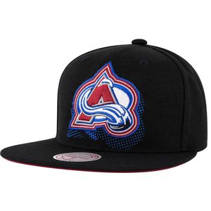 Mitchell & Ness Black Nhl Colorado Avalanche Big Face 7.0 Cap