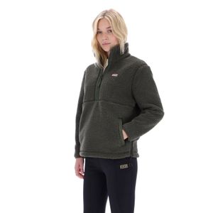 Hunter Black Tiorga 1/4 Zip Borg Fleece Zip Neck Pullovers for men