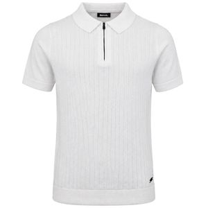 Bench White Brescia Polo Shirt Cotton for men