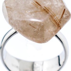 Gc White Cwr90703-56 Ladies Ring Sterling
