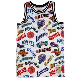 Mitchell & Ness Blue All Over Eastern Swingman Tank Top for men
