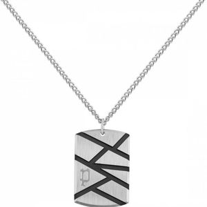 Police White Pj-26485Psb-02 Necklace for men
