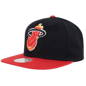 Mitchell & Ness Blue Nba Miami Heat Xl Logo 2 Tone/ Cap