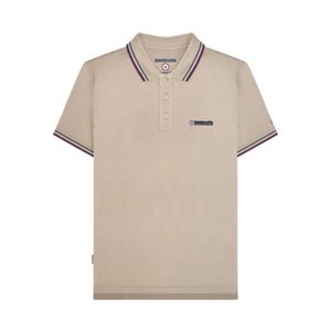 Lambretta Natural Twin Tip Polo Shirt /Moon/Ocean/Winter Bloom) Cotton for men