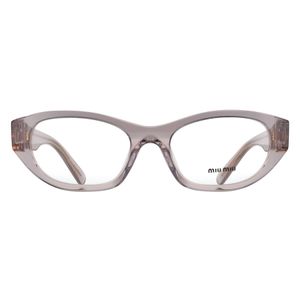 Miu Miu Brown Oval Mauve Transparent Mu03Wv