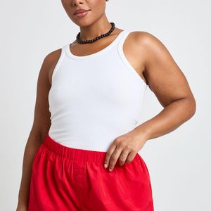 Boohoo Red Plus Nylon Boxer Style Runner Shorts