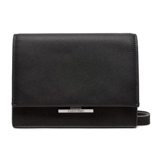 Calvin Klein Black Linear Shoulder Bag