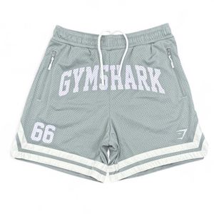 GYMSHARK Blue Varsity Mesh Shorts for men