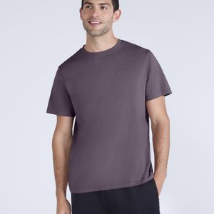 Mountain Warehouse Purple 'Icon' Logo Tee Relaxed Fit Casual Everyday T-Shirt Cotton for men