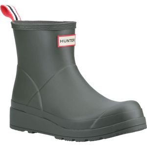 Hunter Grey Play Short Rubber Wellington Boots