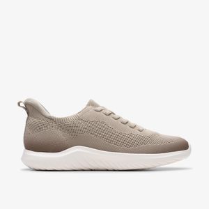 Clarks Grey Nova Lace Sage Trainers