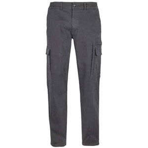 Sol's Grey Docker Stretch Cargo Trousers (Dark) for men