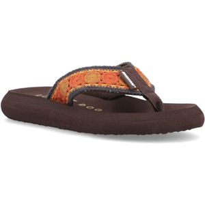 Rocket Dog Brown Spotlight Marlow Textile /Multi Flip Flops
