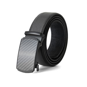 Woodland Leathers Black Ratchet Belt, Adjustable No-Hole Dress 1.25" for men