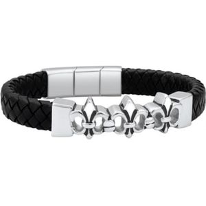 Police Black S14Amv01B Bracelet for men