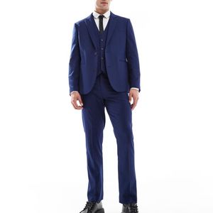 ASOS Blue Slim Suit Trousers for men
