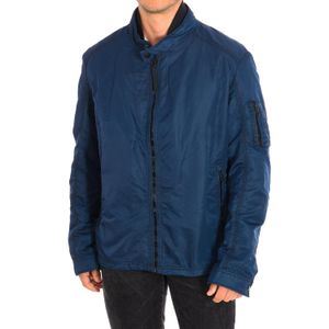 Strellson Blue Casual Style Jacket With Inner Lining And High Collar 10001043 for men