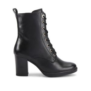 KG by Kurt Geiger Black Leather Sage Lace Up Boots