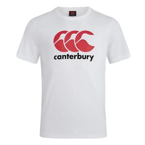 Canterbury White Classic T-Shirt (Bright) Cotton for men