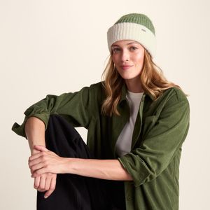 TOG24 Green Becky Brushed Chunky Knit Beanie