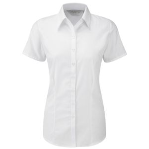 Russell White Collection /Ladies Herringbone Formal Shirt