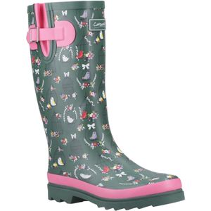 Cotswold Green Cleeve Tall Rubber Wellington Boots