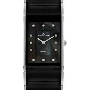 Jacques Lemans Black 1-1940F Ladies Dublin Watch
