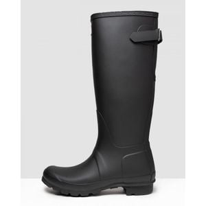 Hunter Black Original Back Adjustable Boots