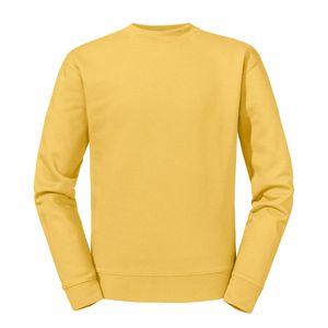 Russell Yellow Set-In Sweatshirt (Mustard) for men