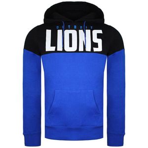 Fanatics Blue Nfl Detroit Lions Pannelled Hoodie for men
