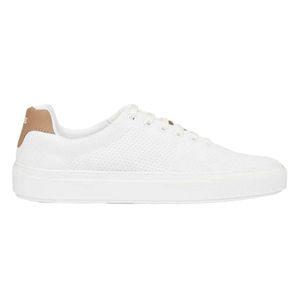 Boss White Ladies Katie Leather Trainers