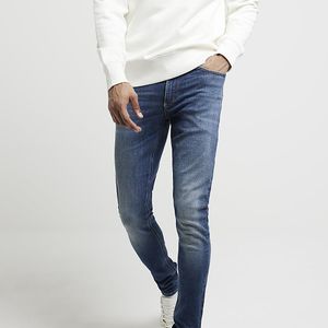 River Island Blue Skinny Jeans Super Spray On Cotton for men