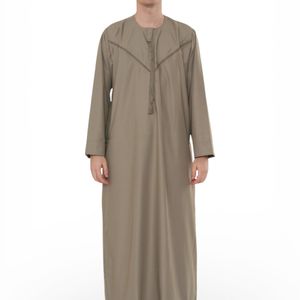 Thobez Natural Eid Moroccan Thobe Robe Djellaba Ramadan Eid Jubba- Hm10 for men