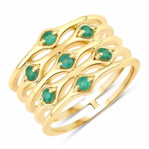 Rafaela Donata Metallic Khushi Sterling Ring
