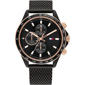 Tommy Hilfiger Black Miles Watch 1792020 Stainless Steel for men