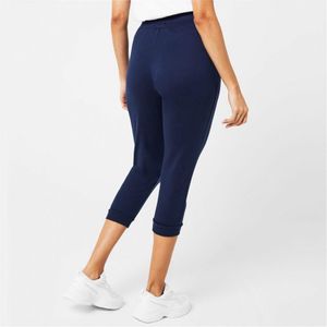 La Gear Blue 3/4 Sleeve Interlock Jogging Pants Cotton