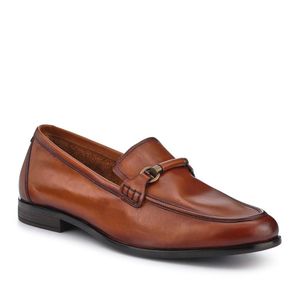 Jones Bootmaker Brown Raul Smart Leather Loafers for men