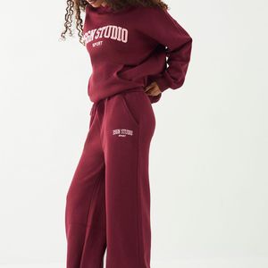 DSGN Studio Red Straight Leg Jogger