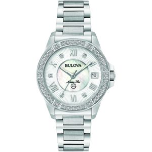 Bulova Metallic Marine Star Watch 96R232 Stainless Steel
