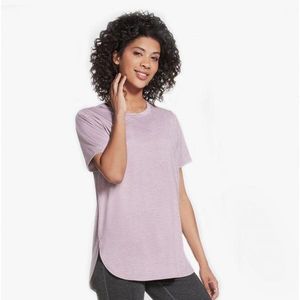 Skechers Purple W3Ts303/Prlv Go Dri Essential Tunic T-Shirt Orchid Hush