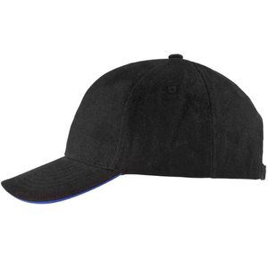 Sol's Black Buffalo 6 Panel Baseball Cap /Royal) Material_Cotton
