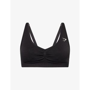GYMSHARK Black Lift Seamless Sports Bra