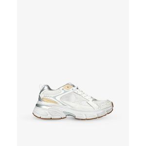 Golden Goose Deluxe Brand White Lightstar 10272 Low-Top Leather And Mesh Trainers
