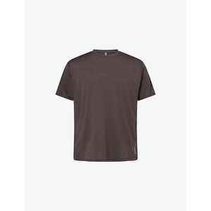 vuori Brown Terrain Short-Sleeve Woven T-Shirt for men