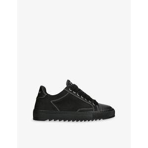 NUMERIS Black Atelier Suede Trainers for men
