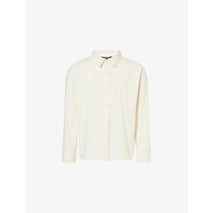Hiking Patrol White Align Button-Up Woven Shirt for men