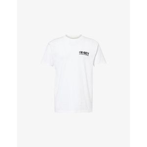 Obey White All Seeing Short-Sleeve Cotton T-Shirt for men