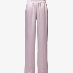 Viktoria & Woods Pink Pilot Wide-leg High-rise Woven Trousers